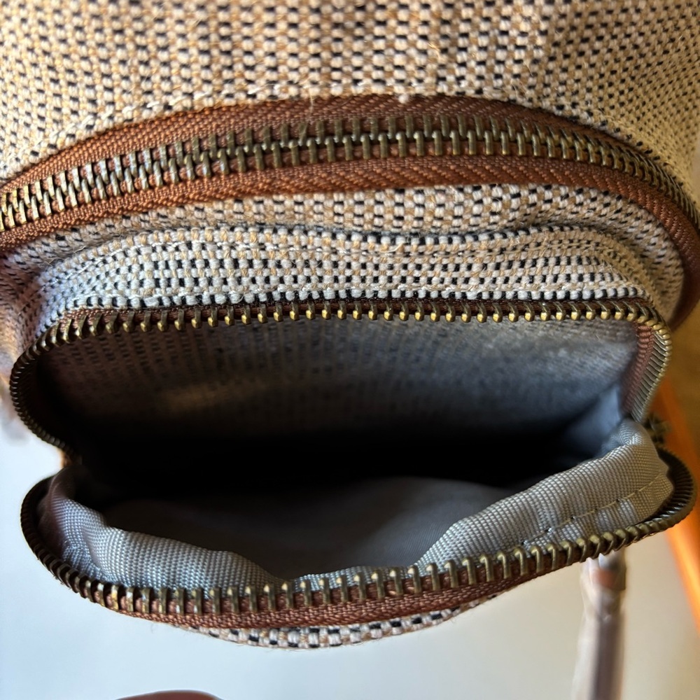 Rosetti Cream and Brown Sling Bag - Picture 5 of 13